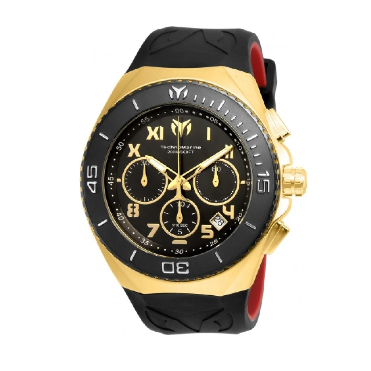 Reloj Technomarine Manta  Hombre Dorado/Negro Ref.TM-215066